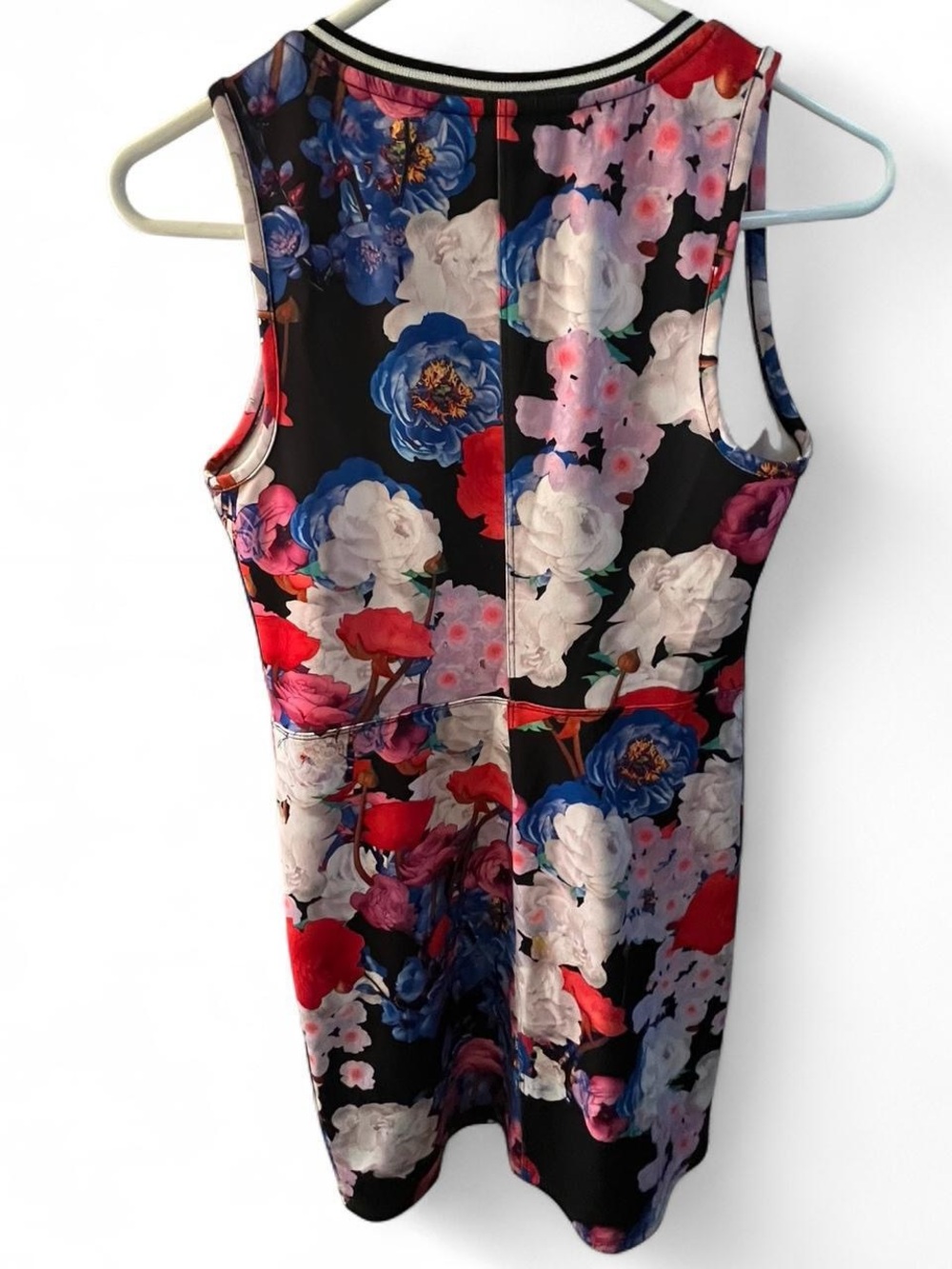 BONGO Black Multi Floral Sleeveless Mini Dress - Picture 4 of 4